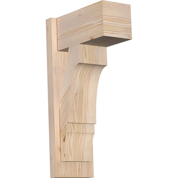 Ekena Millwork Balboa Block Smooth Outlooker, Douglas Fir, 7 1/2"W x 14"D x 26"H OUT08X14X26BOA05SDF - main